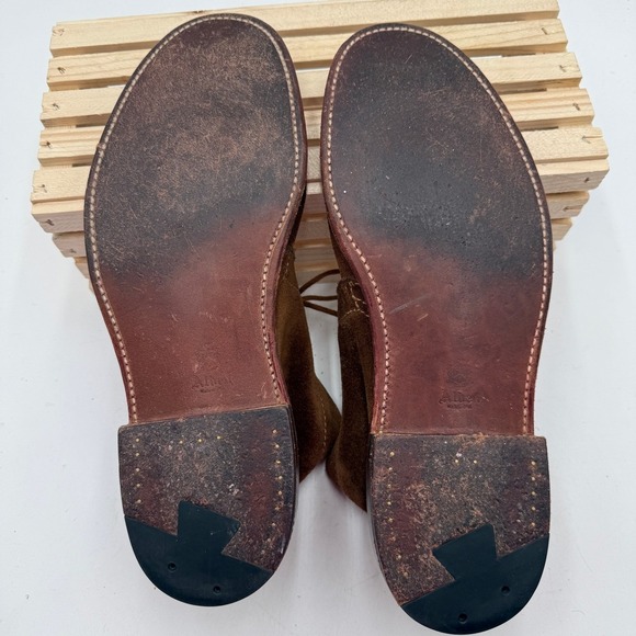 Alden USA Snuff Brown Suede 1493 Unlined Chukka Boots Men 8.5 D 1493 main image 7